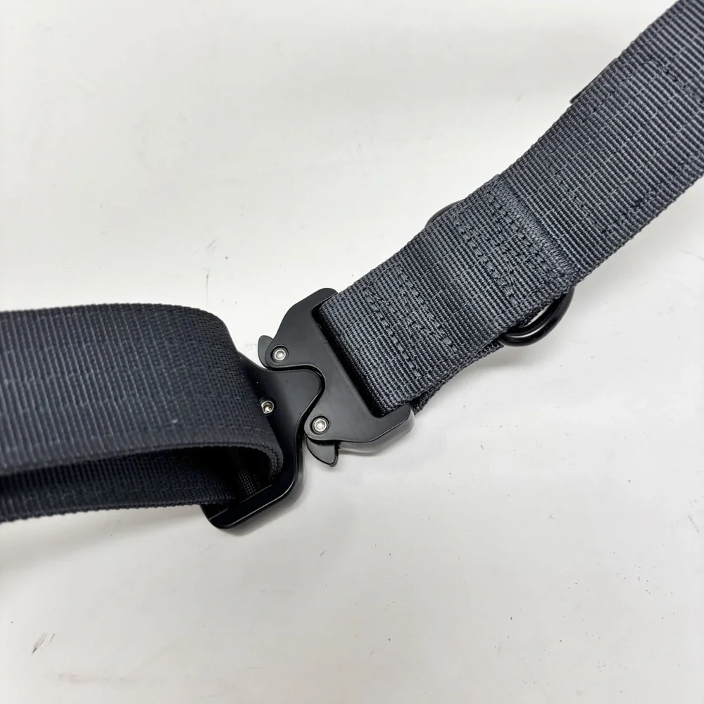 MADE TO ROAM Black New York Afterlight Explorer Classic DOG Collar Heavy Duty XL